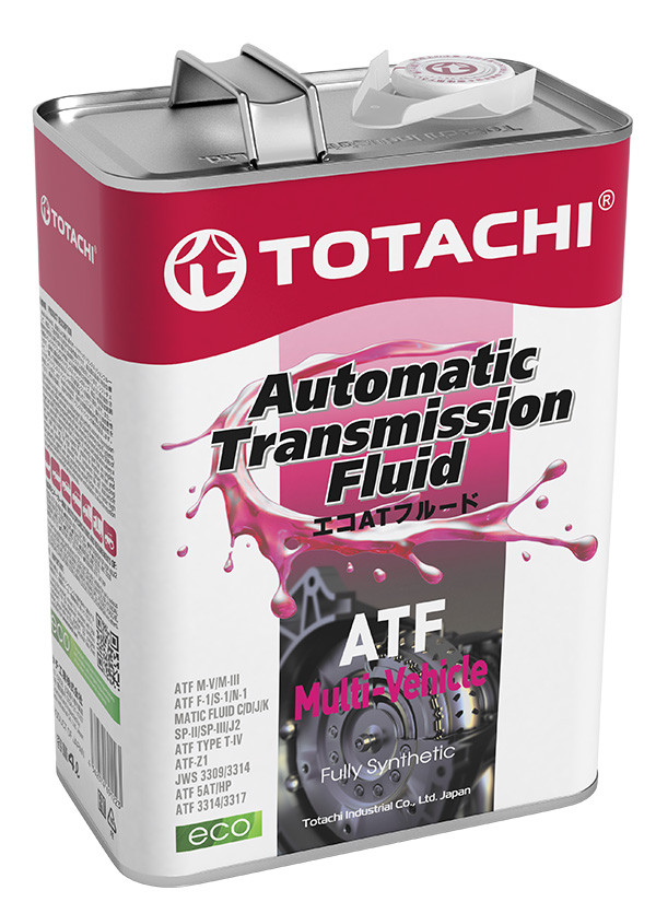 Масло трансмиссионное TOTACHI 4л синтетика ATF Multi-Vehicle