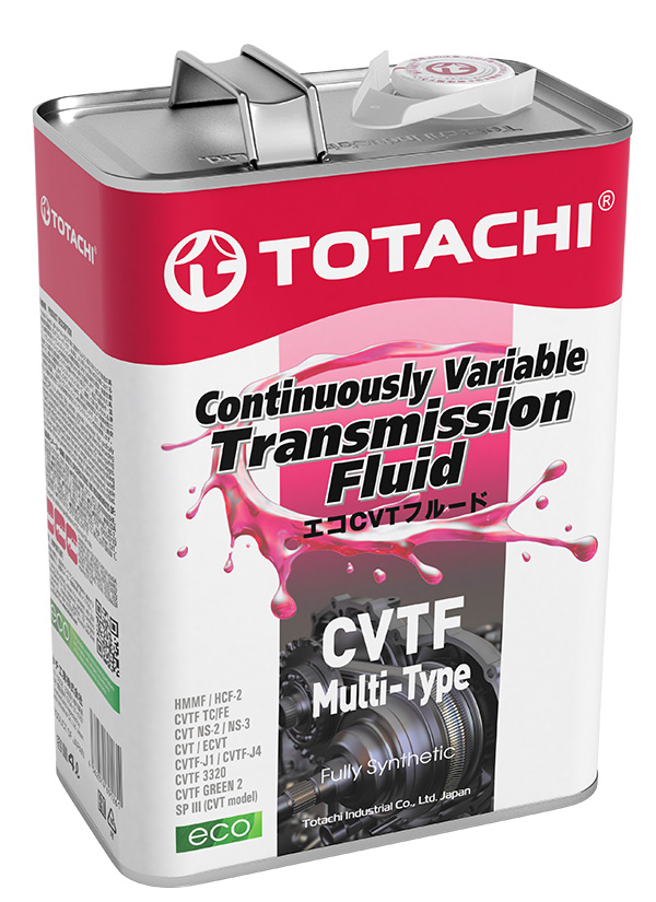 Масло трансмиссионное ATF CVTF MULTI-TYPE TOTACHI 4л.