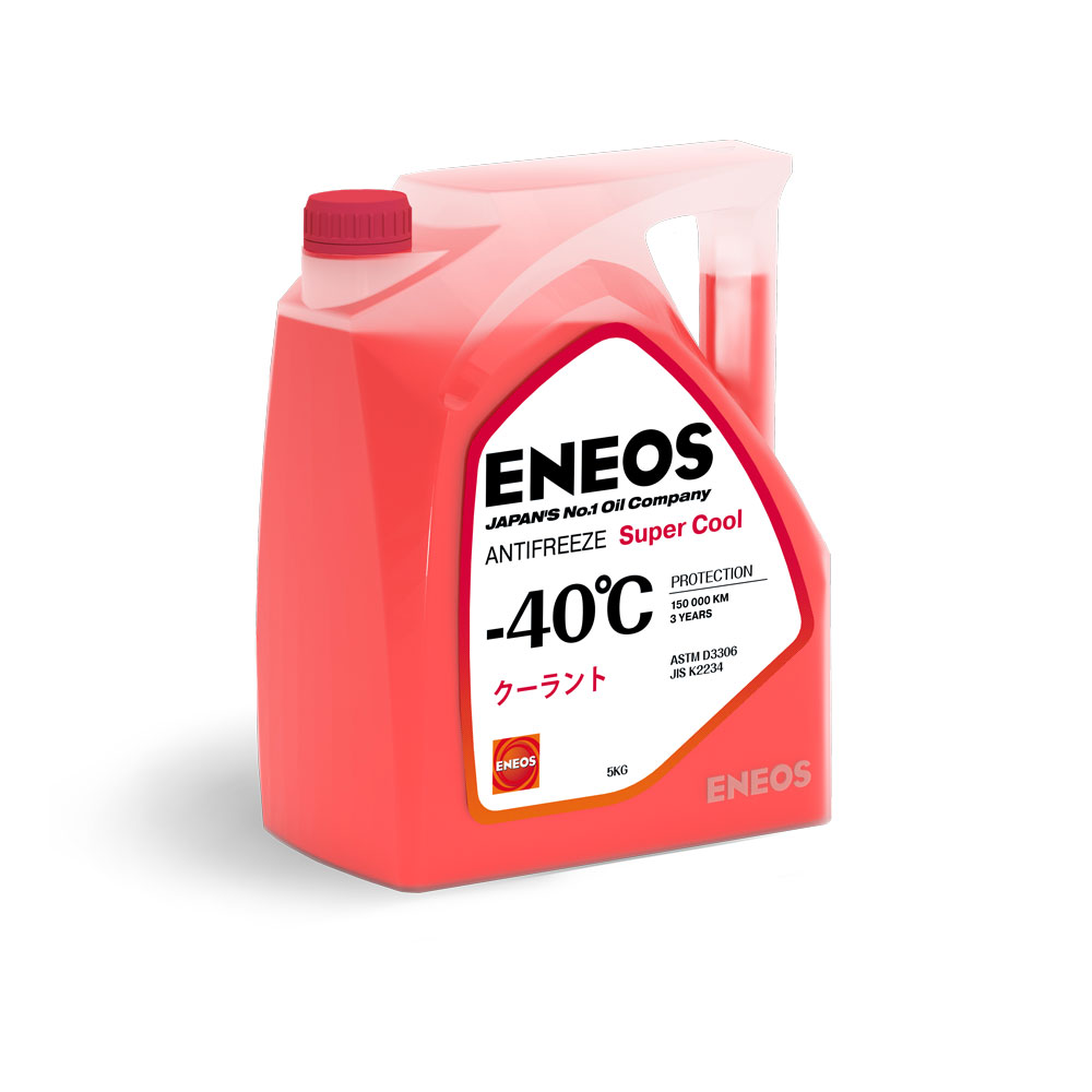 Антифриз ENEOS Super Cool RED -40°C 5кг.