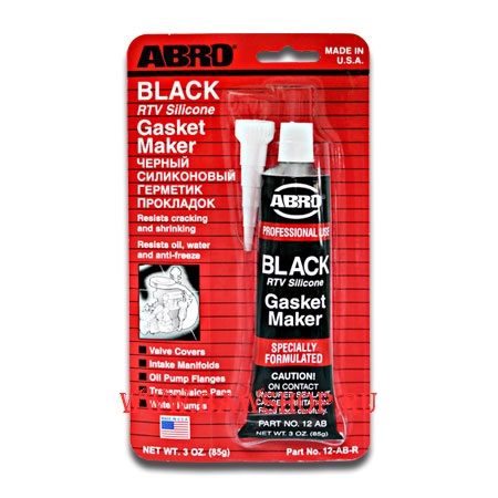 Герметик прокладка чёрный ABRO 85гр.