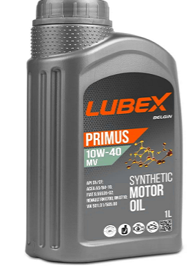 Масло моторное 10W40 синт. Lubex Primus MV SN/CF, A3/B4 1л.