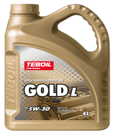 Масло моторное 5W30 синт. TEBOIL GOLD L (4  1 л)