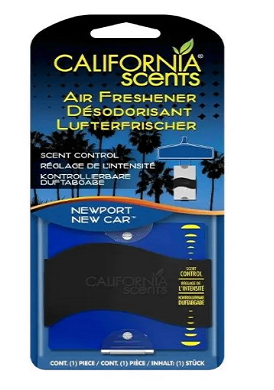 Ароматизатор CALIFORNIA scents картон подвесной Новая машина  (уп.1 шт)