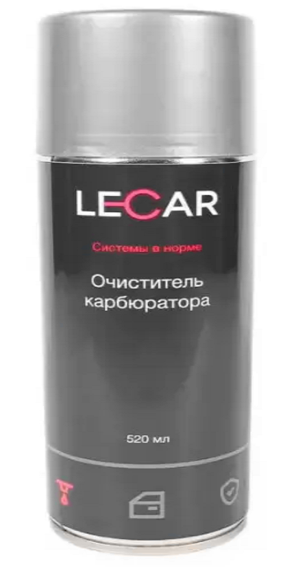 Очиститель карбюратора LECAR 520 мл. (аэрозоль)