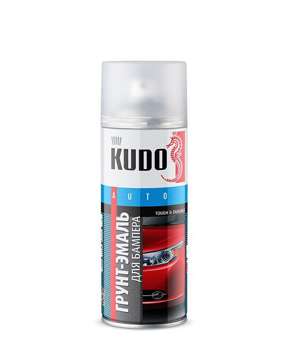 Эмаль для бампера (чёрная) KU-6202 KUDO 520мл.