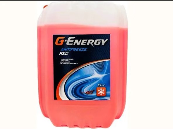 Антифриз G-Energy RED готовый -40C 10 л