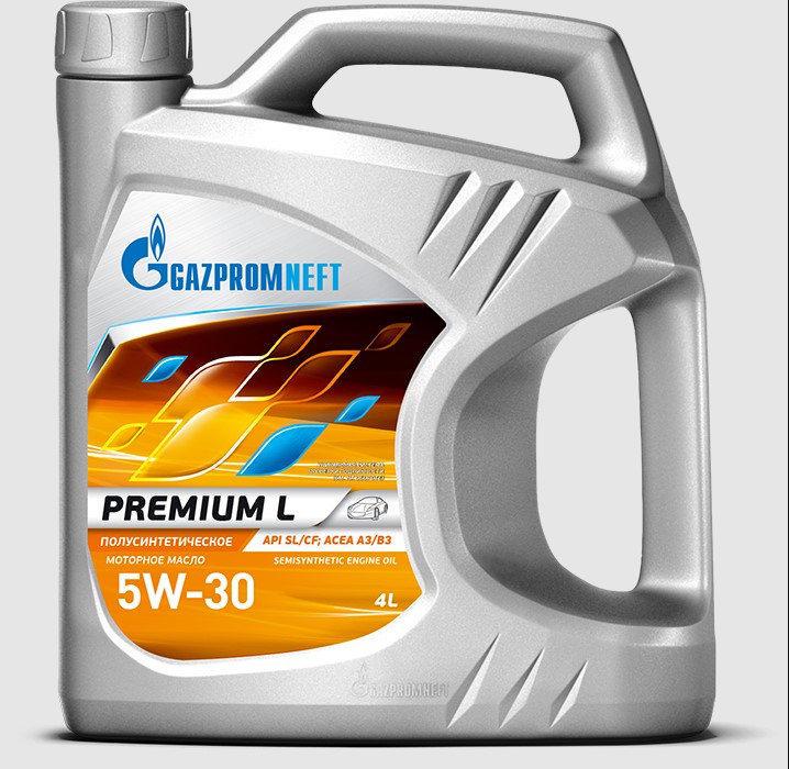 Масло моторное 5W30 п/синт. Gazpromneft Premium L 4л.