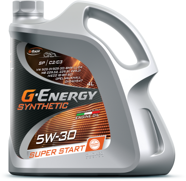 Масло 5W30 синт. G-Energy Syntetic Super Start PROMO 4 л. 1л.