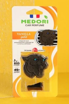 Ароматизатор на дефлектор МЕЛ Пантера Medori Vanilla Gold (Ванильное Золото