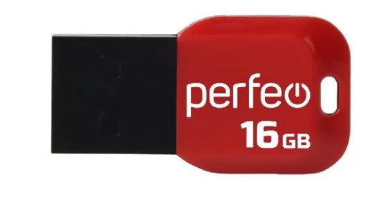 Флешка Perfeo USB 16GB Black/Red