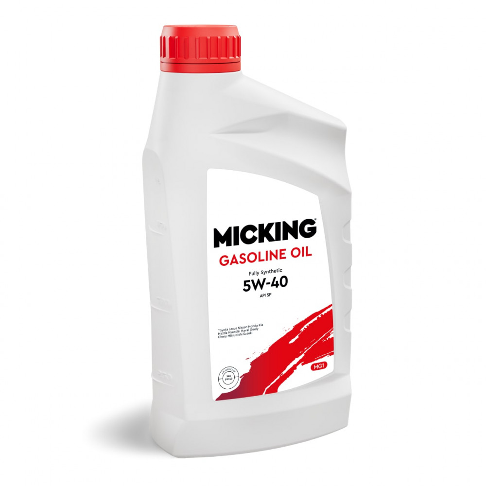 Масло моторное 5W40 синт. Micking Gasoline Oil MG1  API SP 1л.