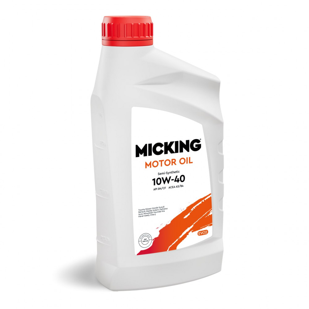 Масло моторное 10W40 п/синт. Micking Motor Oil EVO2 API SN/CF A3/B4 1л.