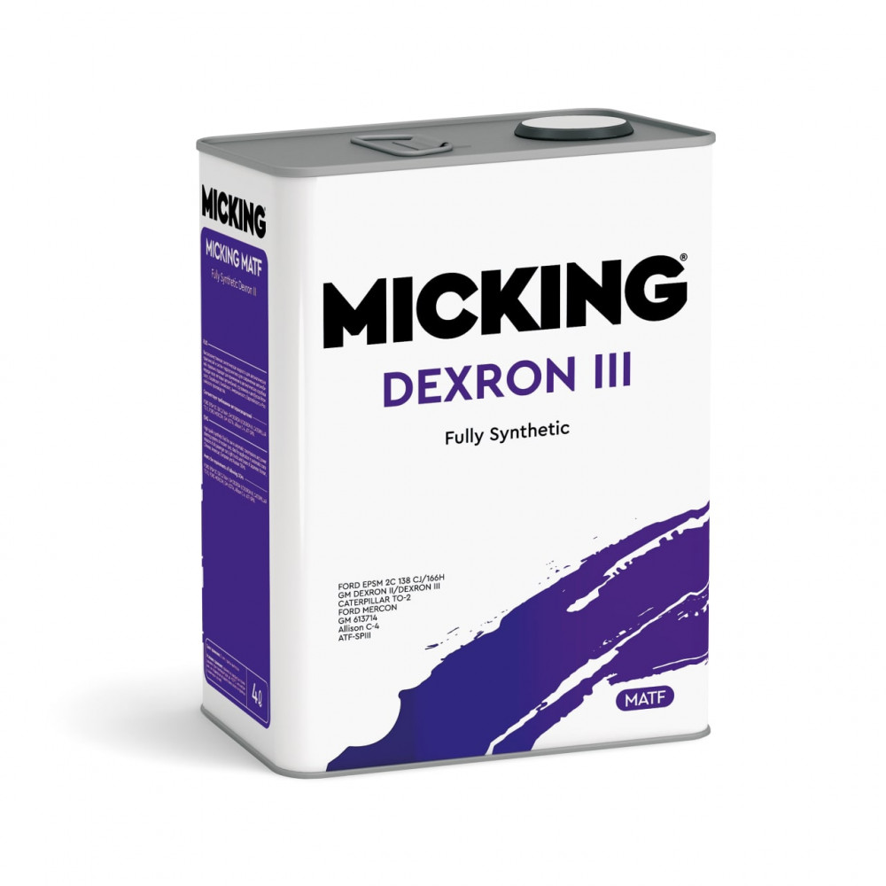 Масло трансмиссионное ATF DEXRON III Micking 4л