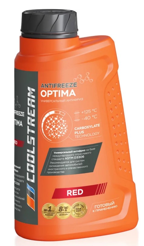 Антифриз CoolStream Optima Red готовый (красный) 1кг