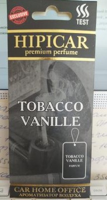 Ароматизатор картонный HC PREMIUM PERFUME TOBACCO VANILLE