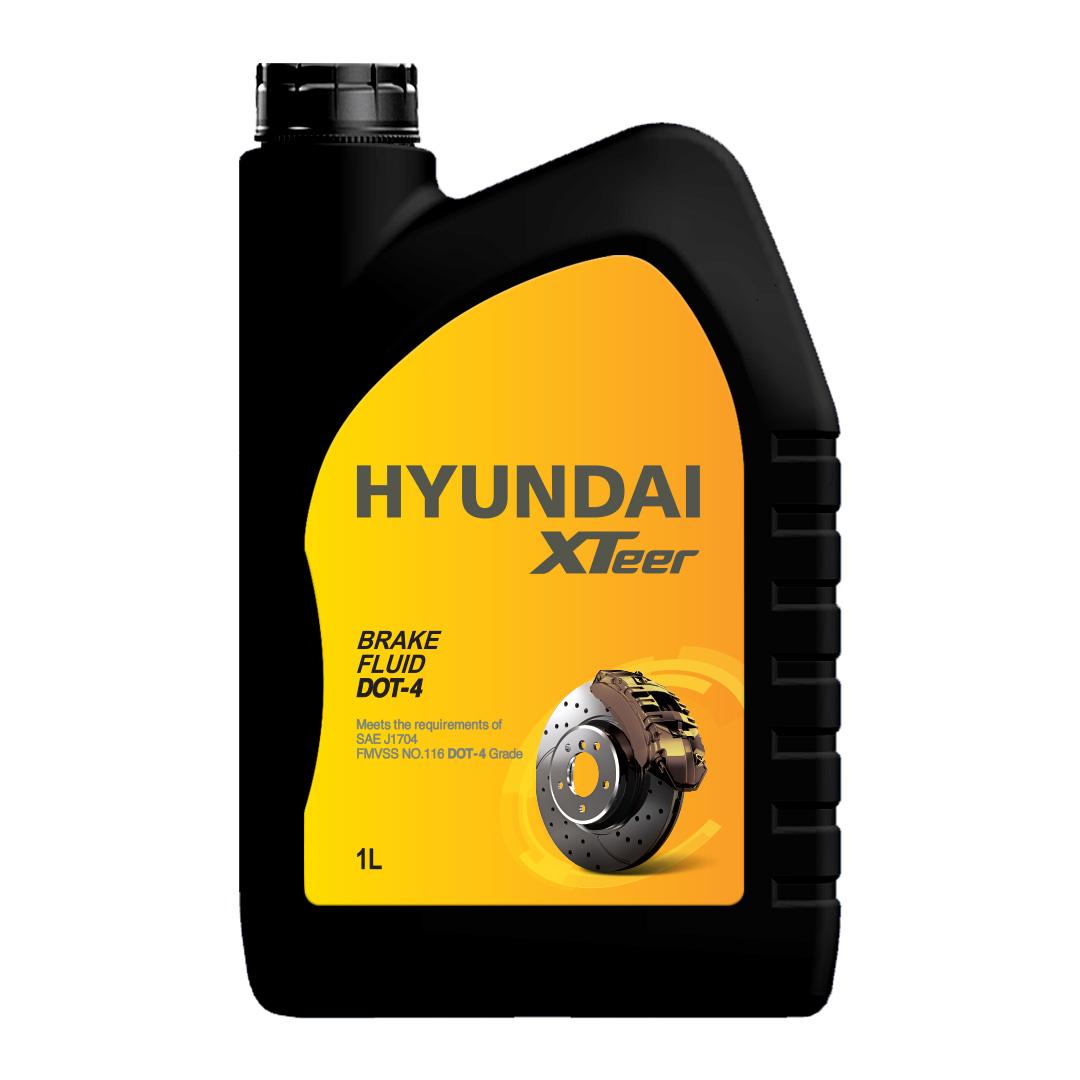 Жидкость тормозная Hyundai Xteer Brake Fluid DOT4 1 л