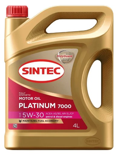 Масло моторное 5W30 синт. SINTEC PLATINUM 7000 A5/B5 4л