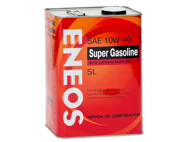 Масло моторное 10W40 п/синт. ENEOS Super Gasoline SL 4л.