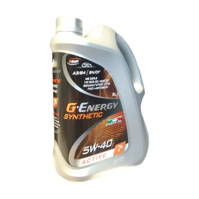 Масло моторное 5W40 синт. G-Energy Synthehetic Active SN/CF A3/B4 4л.