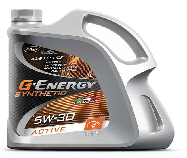 Масло моторное 5W30 синт. G-Energy Synthetic Active SL/CF A3/B4 4л.