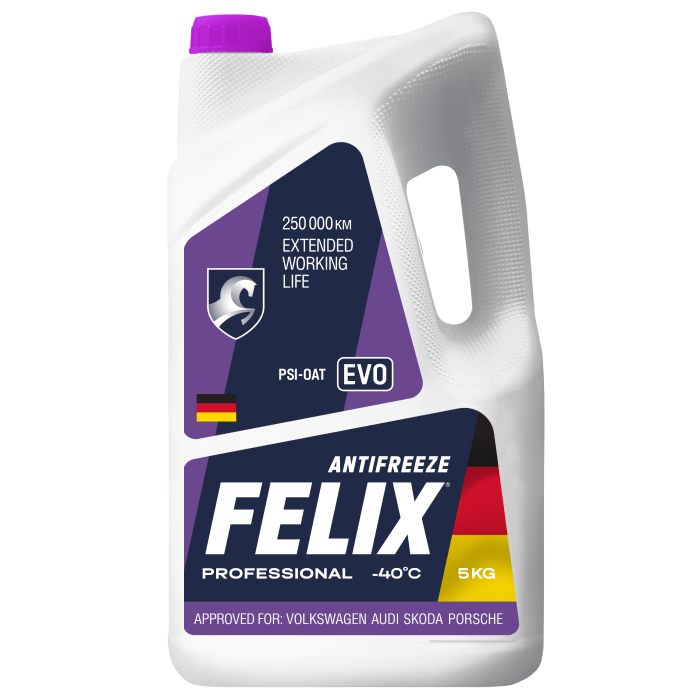 Антифриз Felix EVO G12   фиолетовый OEM VAG 5кг.