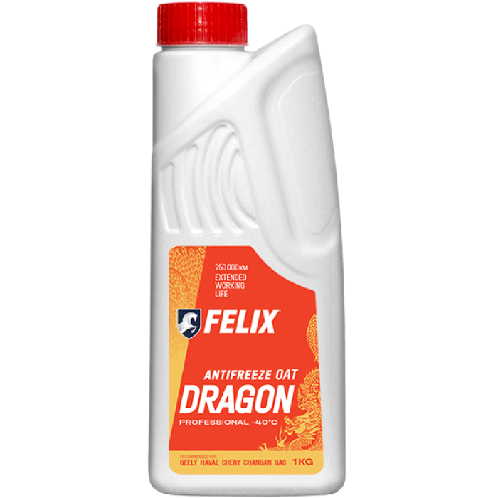 Антифриз Felix Dragon G12  красный OEM China 1кг.