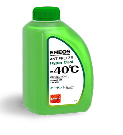 Антифриз ENEOS Hyper Cool GREEN 40°C 1кг.