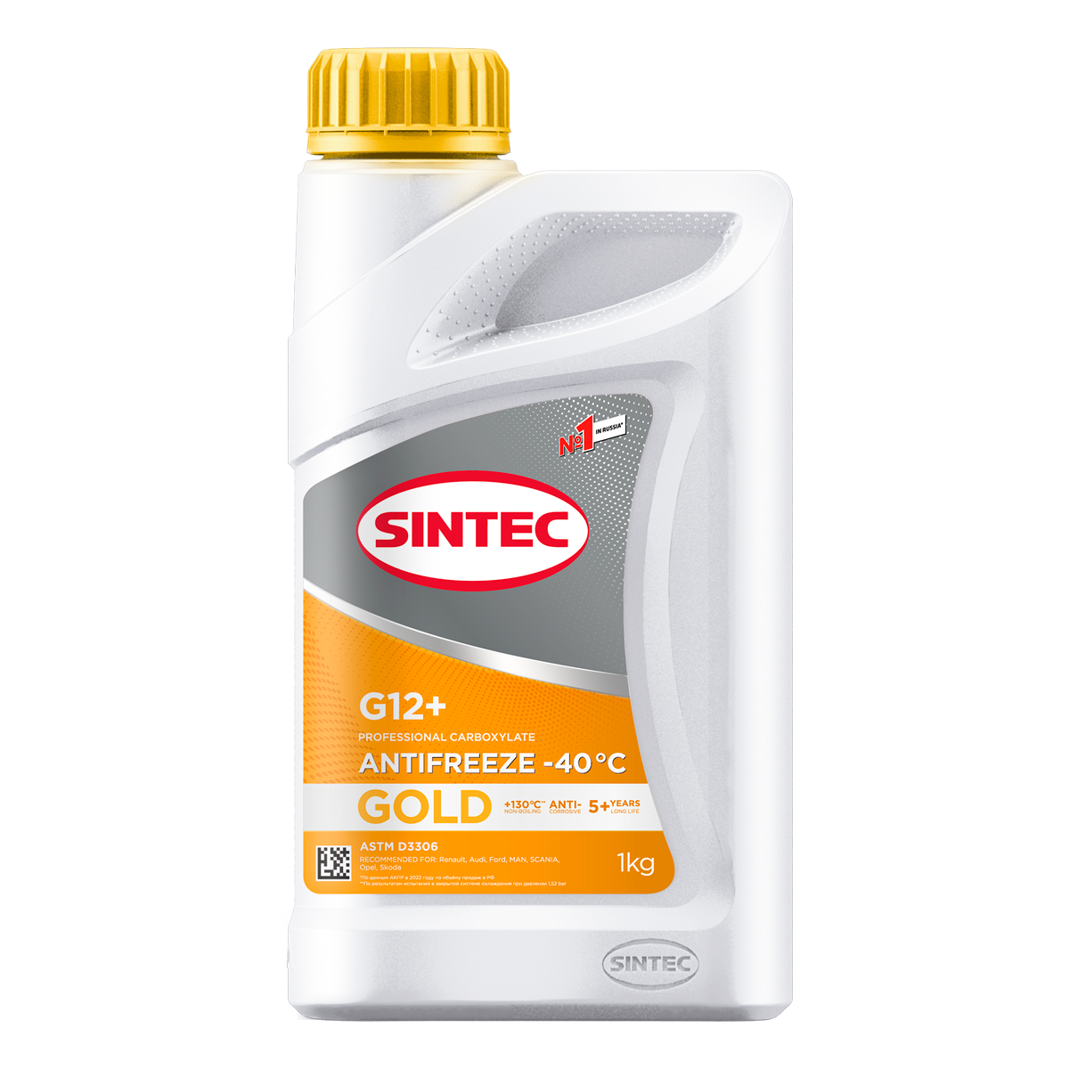 Антифриз SINTEC Antifreeze G12 - 40°C GOLD 1кг.