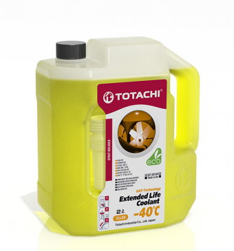 Антифриз TOTACHI EXTENDED LIFE G12 - 40°C жёлтый 2л.