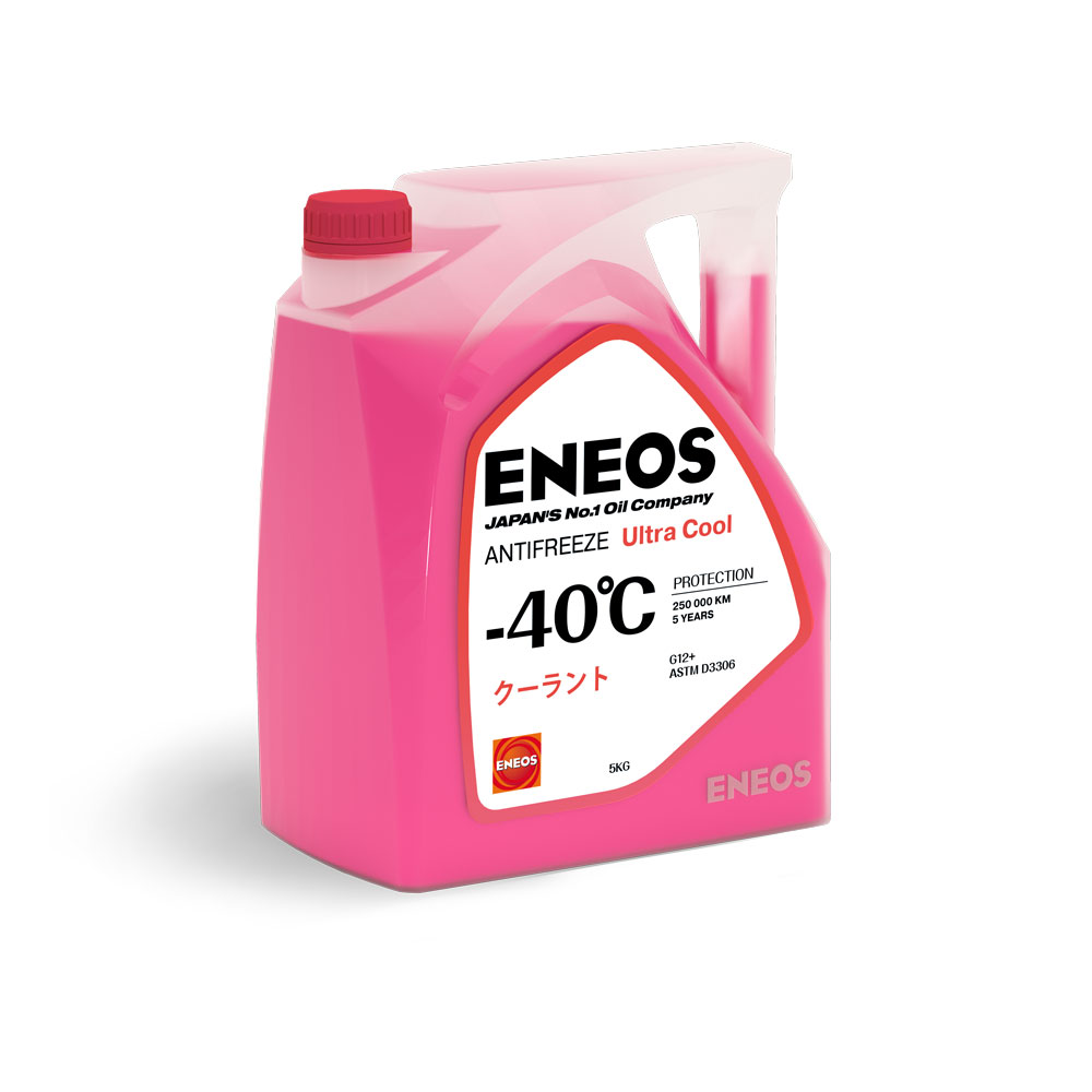 Антифриз ENEOS Ultra Cool PINK G12  40°C 5кг.